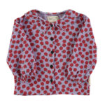 Blusa malva con manzanas