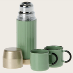 Set de termo y tazas Rosa y Verde