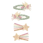 Juego de pinzas de unicornio volador