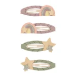 Conjunto de clips sobre el arcoíris