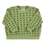 Sweatshirt Green Black Stars