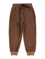 Jogging Pants Brown Animal Print