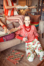 Soft Sweater Red & Ecru - Imagen 2