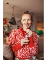 Soft Sweater Red & Ecru - Imagen 4