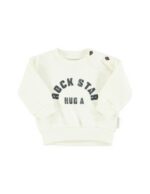 Sweatshirt Ecru "Rock Star"baby