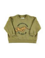 Sweatshirt Olive Tiger Print