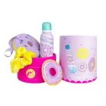 Set de espuma de ducha y accesorios "Fun Bath Box" - Donuts
