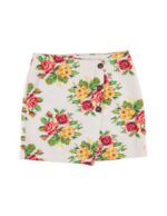 Short Skirt Multicolor Flowers