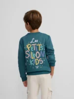 Sudadera kids petits verde - Imagen 2