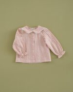 Camisa Pétalos Vichy Colorete