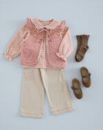 Chaleco Gasa Florecita Geométrica - Imagen 3