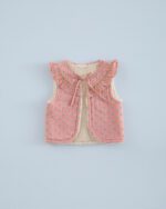 Chaleco Gasa Florecita Geométrica