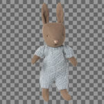 Conejo Bebé ratón azul