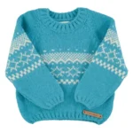 Jersey jacquard Turquesa