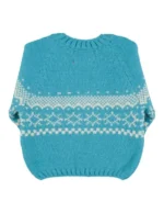 Jersey jacquard Turquesa - Imagen 2